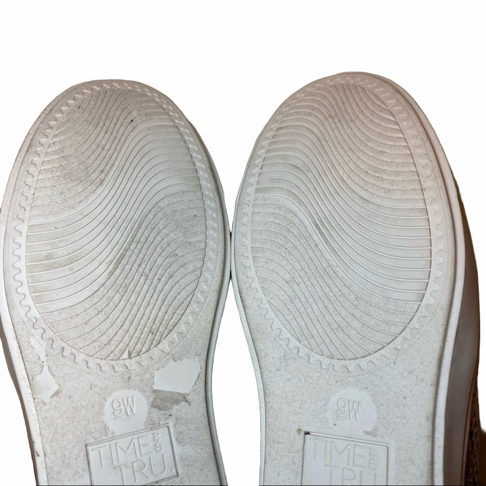 TIME & TRU Snake Print Zip Women's Size 9 Wedges - Picture 13 of 14